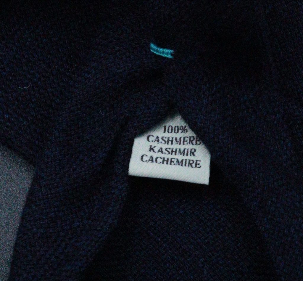 corbata de cashmere
