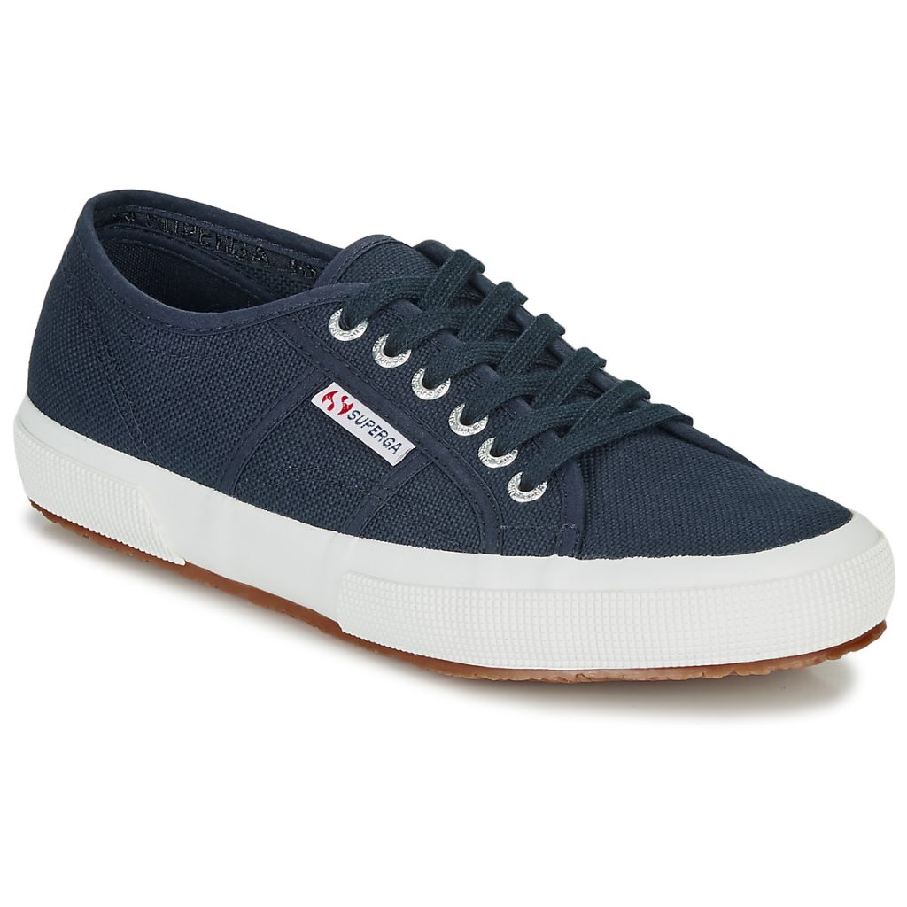 Deportivas bajas en color azul
