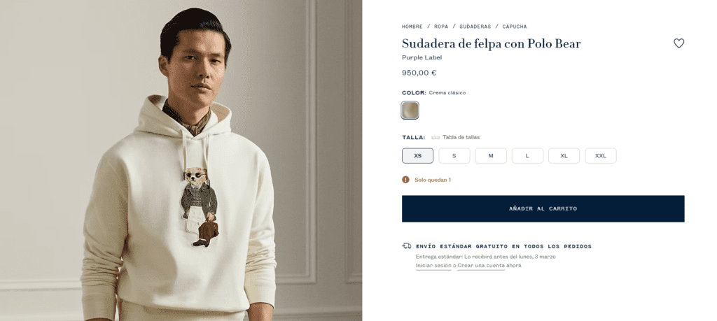 Sudadera Ralph Lauren